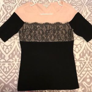 Sweater with 3/4 sleeve